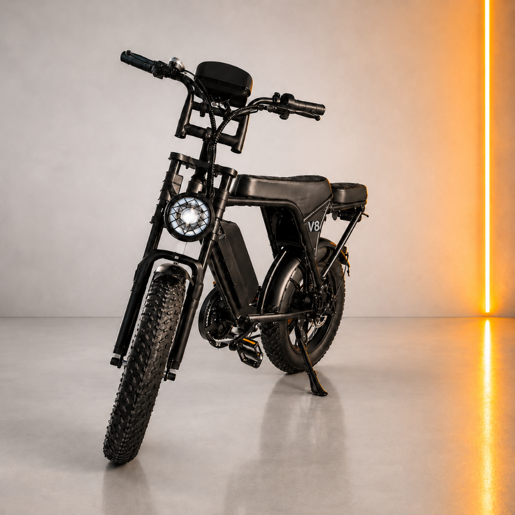 Ride Revolt V8 fat tire electric bike in Black - V8 Single Battery - photo 6