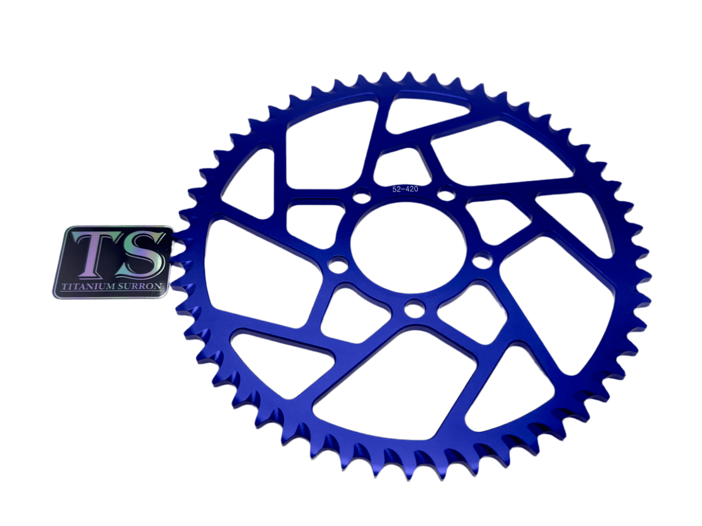 52 Tooth Hardened Aluminum 420 Sprocket for E - moto