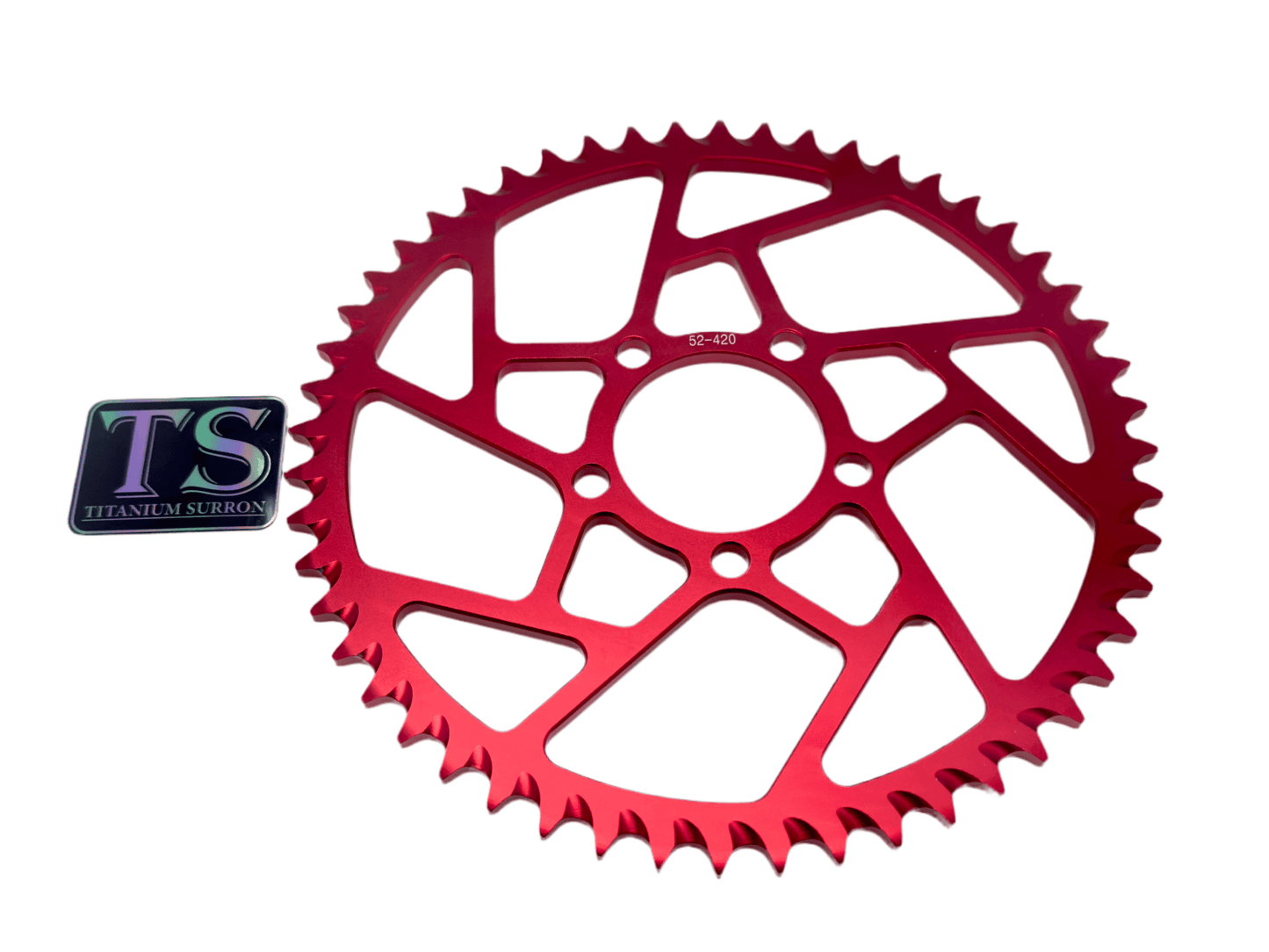 52 Tooth Hardened Aluminum 420 Sprocket for E - moto