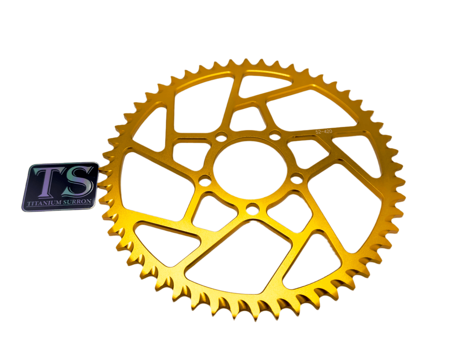 52 Tooth Hardened Aluminum 420 Sprocket for E - moto