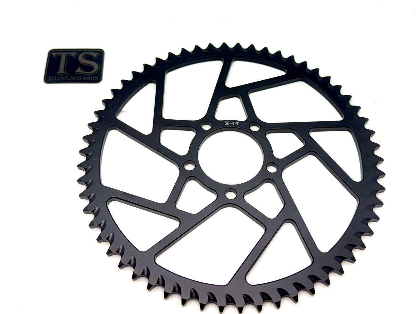 58 Tooth Hardened Aluminum 420 Sprocket for E - moto