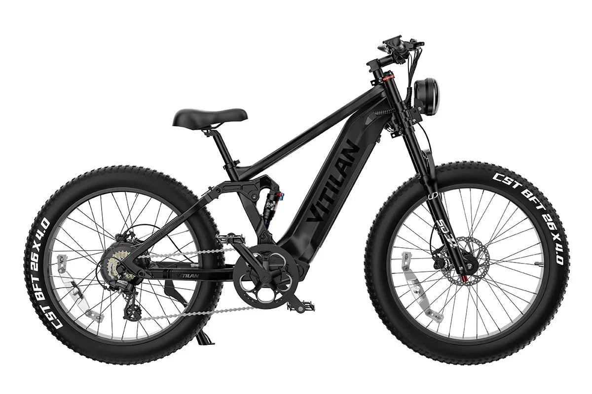 Vitilan T7PRO Full Suspension Mountain E-bike
