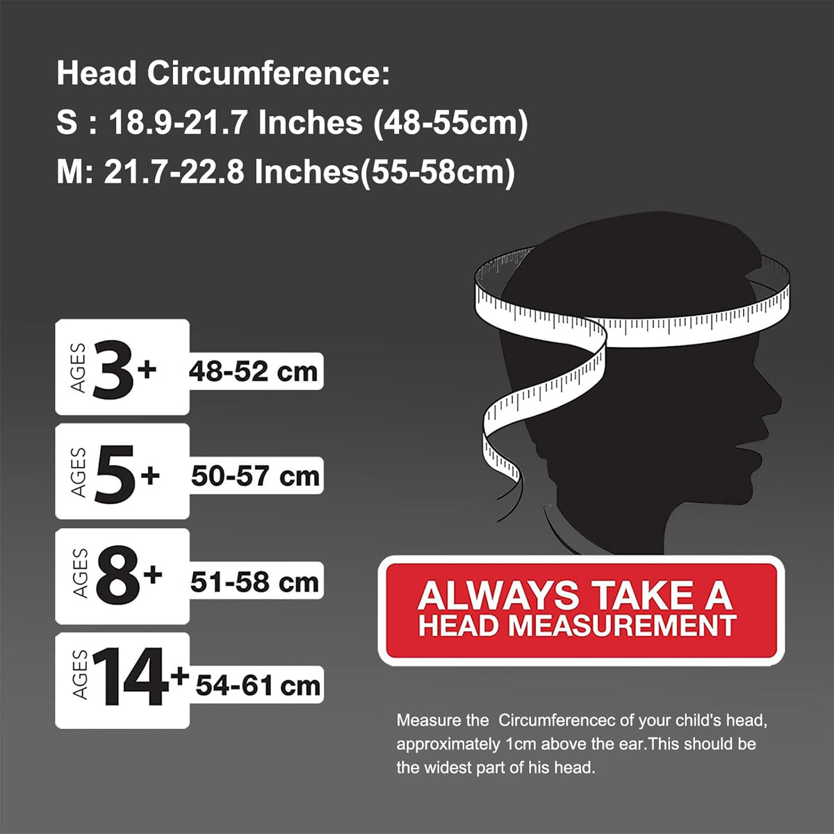 ROCKBROS Kids Full Face Bike Helmet Ages 5-14 Anti-Collision Detachable Chin