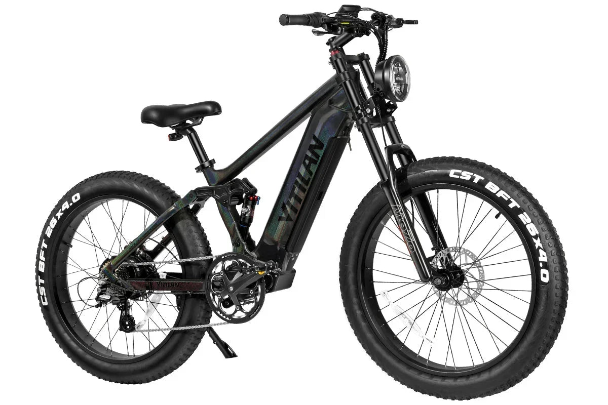 Vitilan T7PRO Full Suspension Mountain E-bike