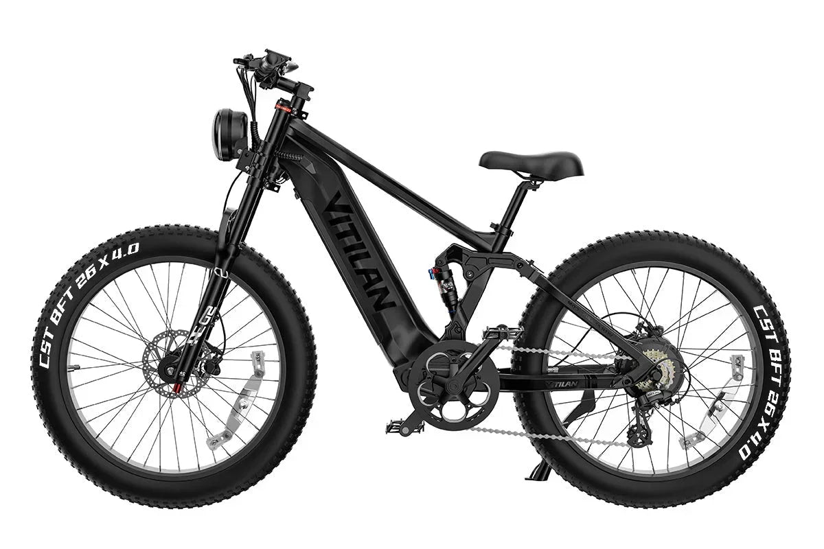 Vitilan T7PRO Full Suspension Mountain E-bike