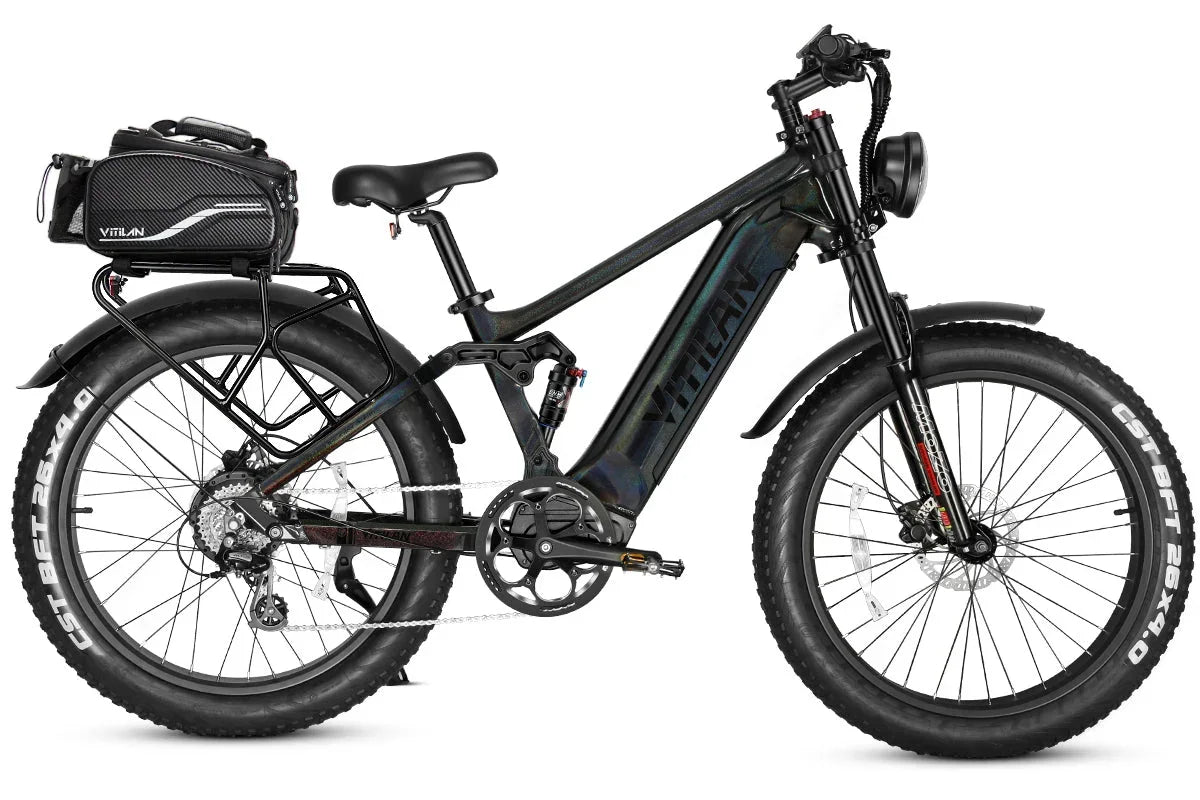 Vitilan T7PRO Full Suspension Mountain E-bike