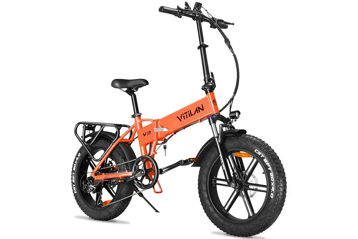 Vitilan V3 2.0 Folding Fat Tires Adult All Terrain Electric Bike