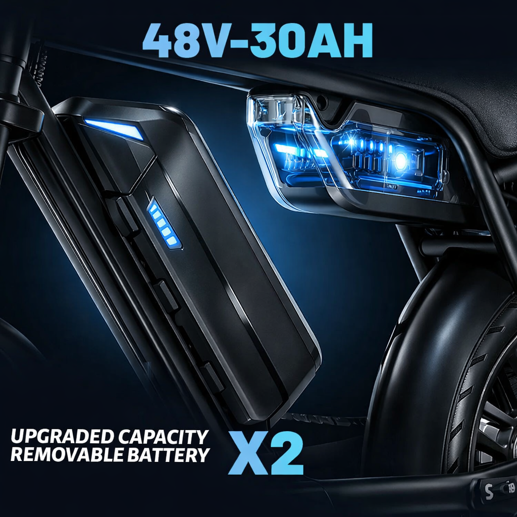 Ride Revolt V8 MAX dual-battery electric bike - photo 5