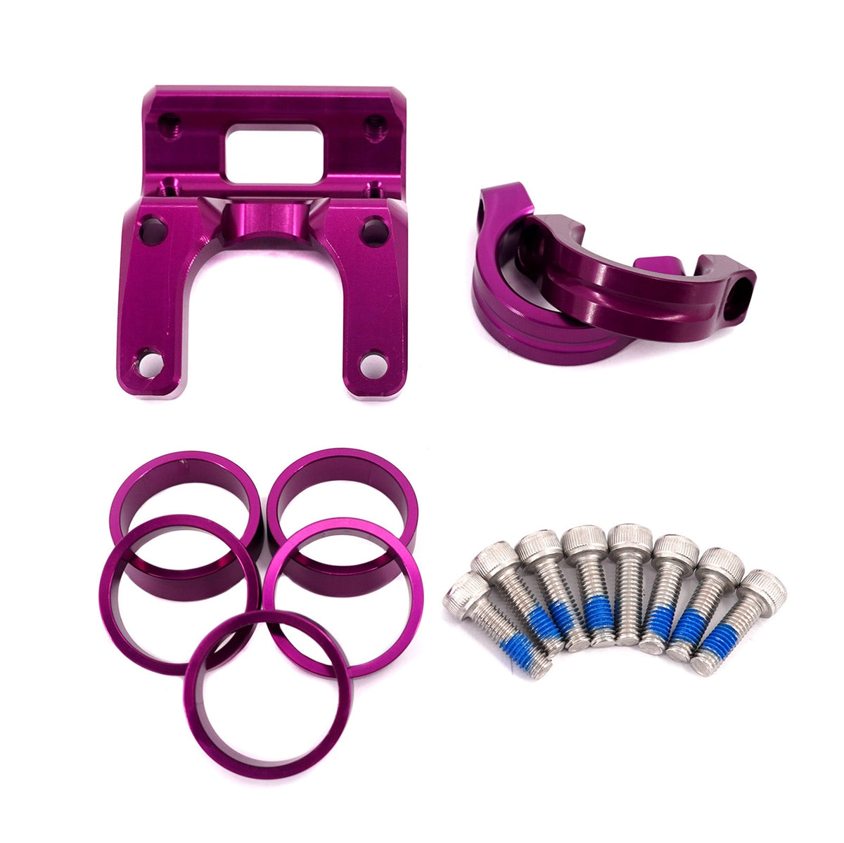 Titanium Mantis KKE Handlebar Risers Fit Surron Light Bee X, Rawrr Mantis/Mantis X, E ...