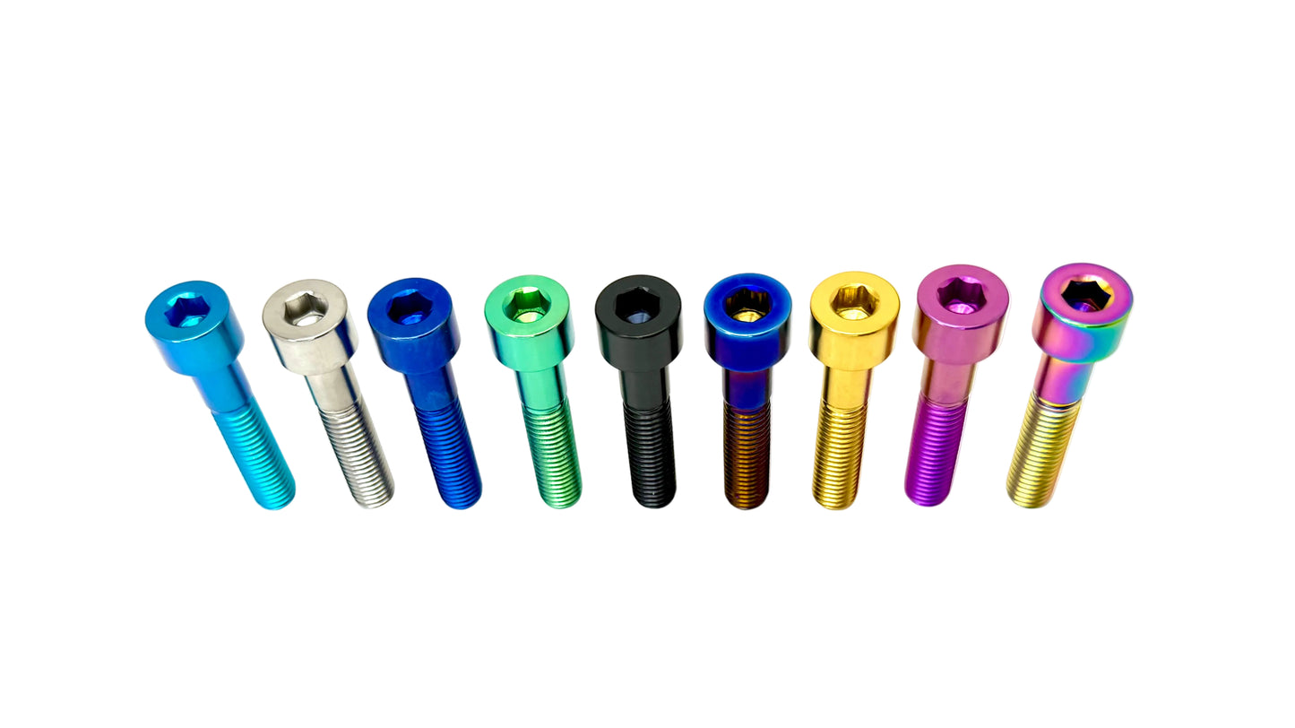 Titanium M8x1.25x40mm Socket Head Bolt | Aerospace Grade 5 6AL-4V