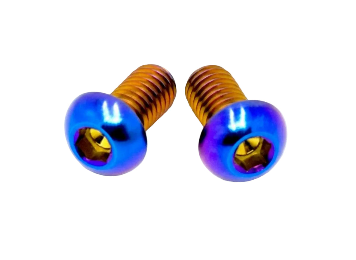 Formula brake reservoir cover titanium bolts. 