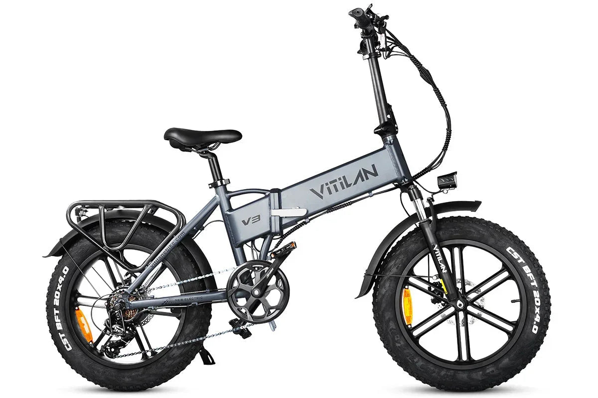 Vitilan V3 2.0 Folding Fat Tires Adult All Terrain Electric Bike
