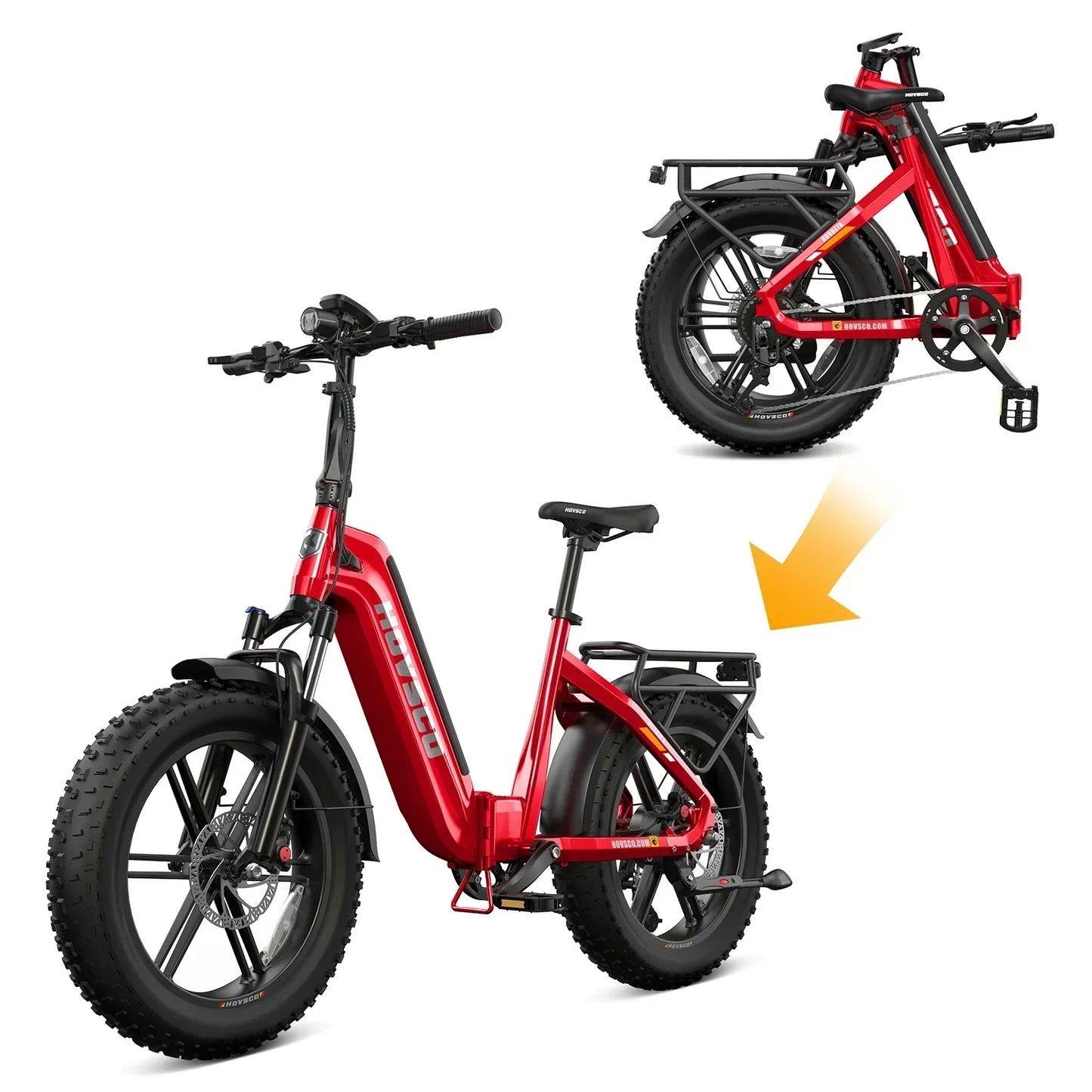 HOVSCO HovBeta 20" Foldable Fat Tire Electric Bike