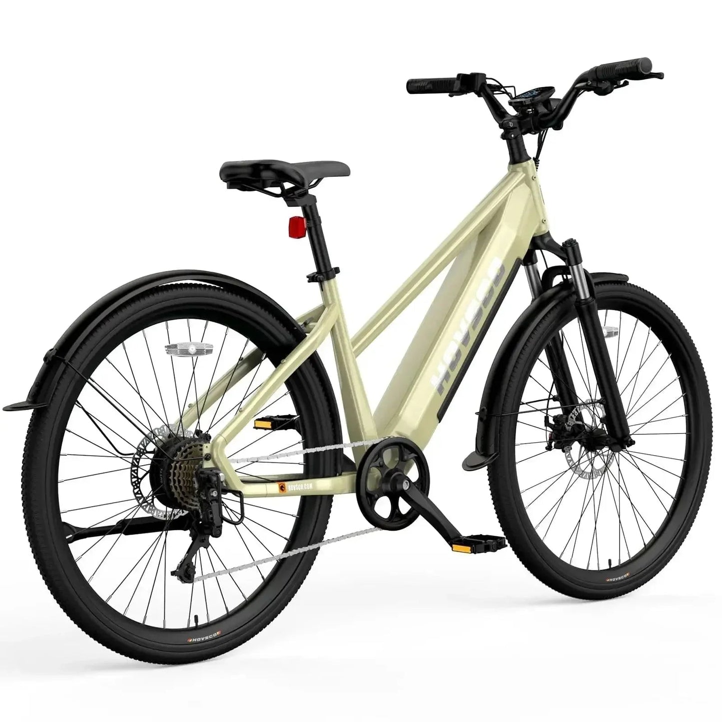 HOVSCO HovCity 27.5" Step-Thru Cruiser Electric Bike For Adults