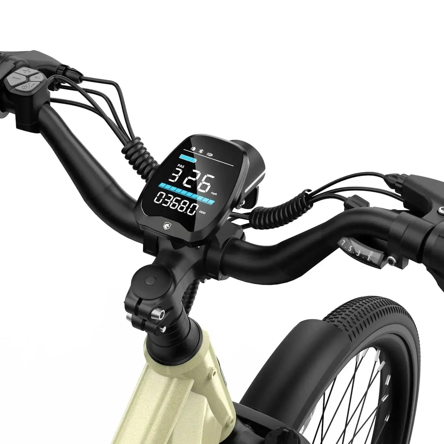 HOVSCO HovCity 27.5" Step-Thru Cruiser Electric Bike For Adults