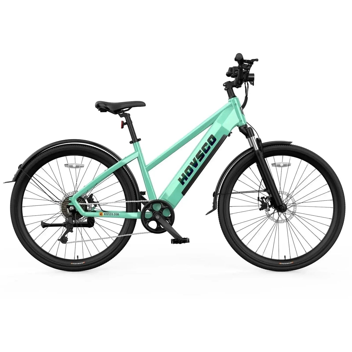 HOVSCO HovCity 27.5" Step-Thru Cruiser Electric Bike For Adults