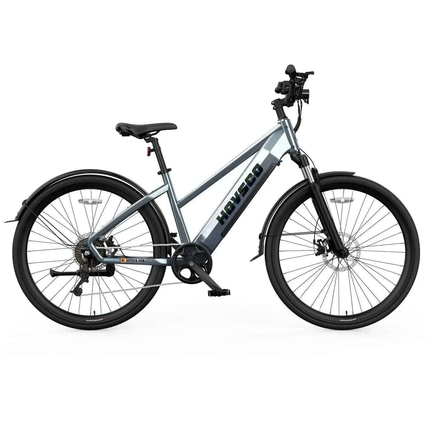 HOVSCO HovCity 27.5" Step-Thru Cruiser Electric Bike For Adults