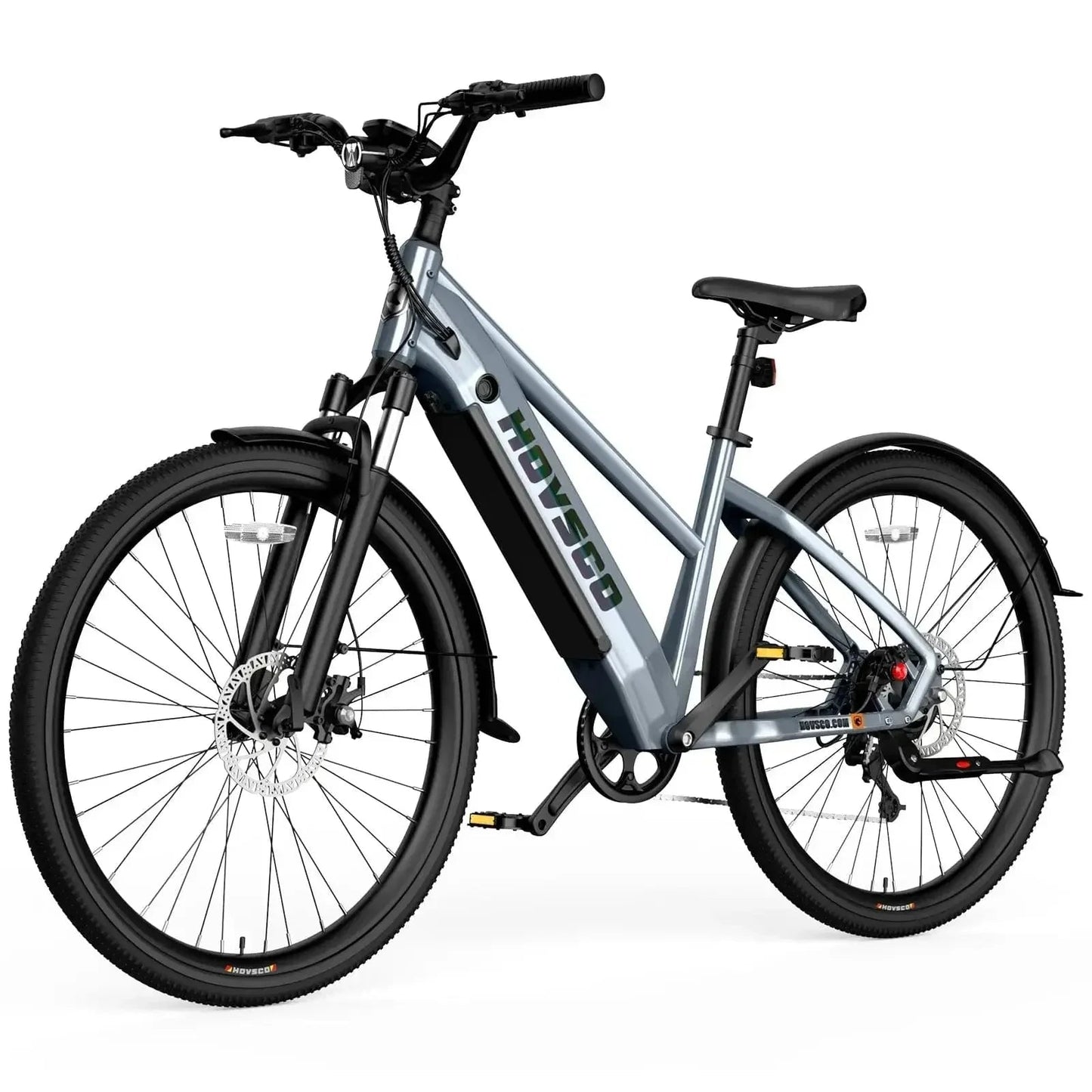 HOVSCO HovCity 27.5" Step-Thru Cruiser Electric Bike For Adults