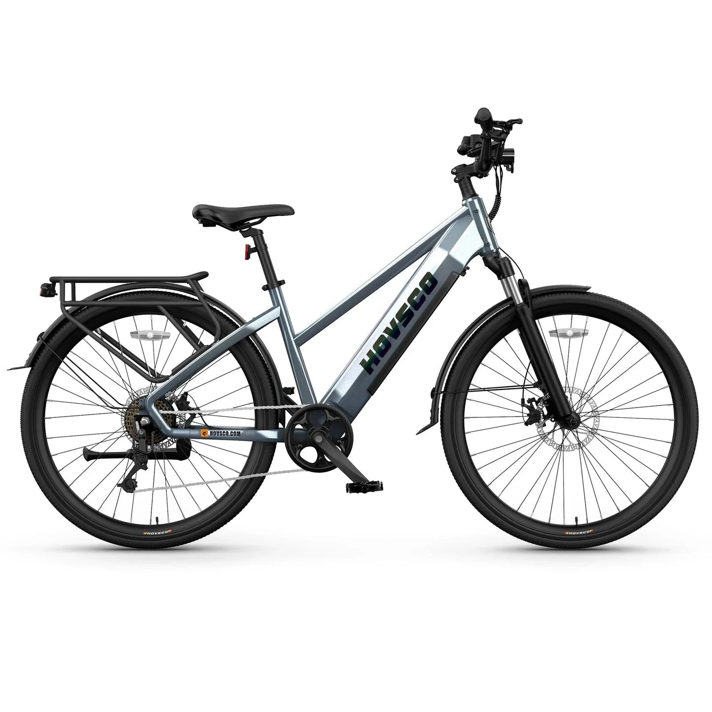 HOVSCO HovCity 27.5" Step-Thru Cruiser Electric Bike For Adults