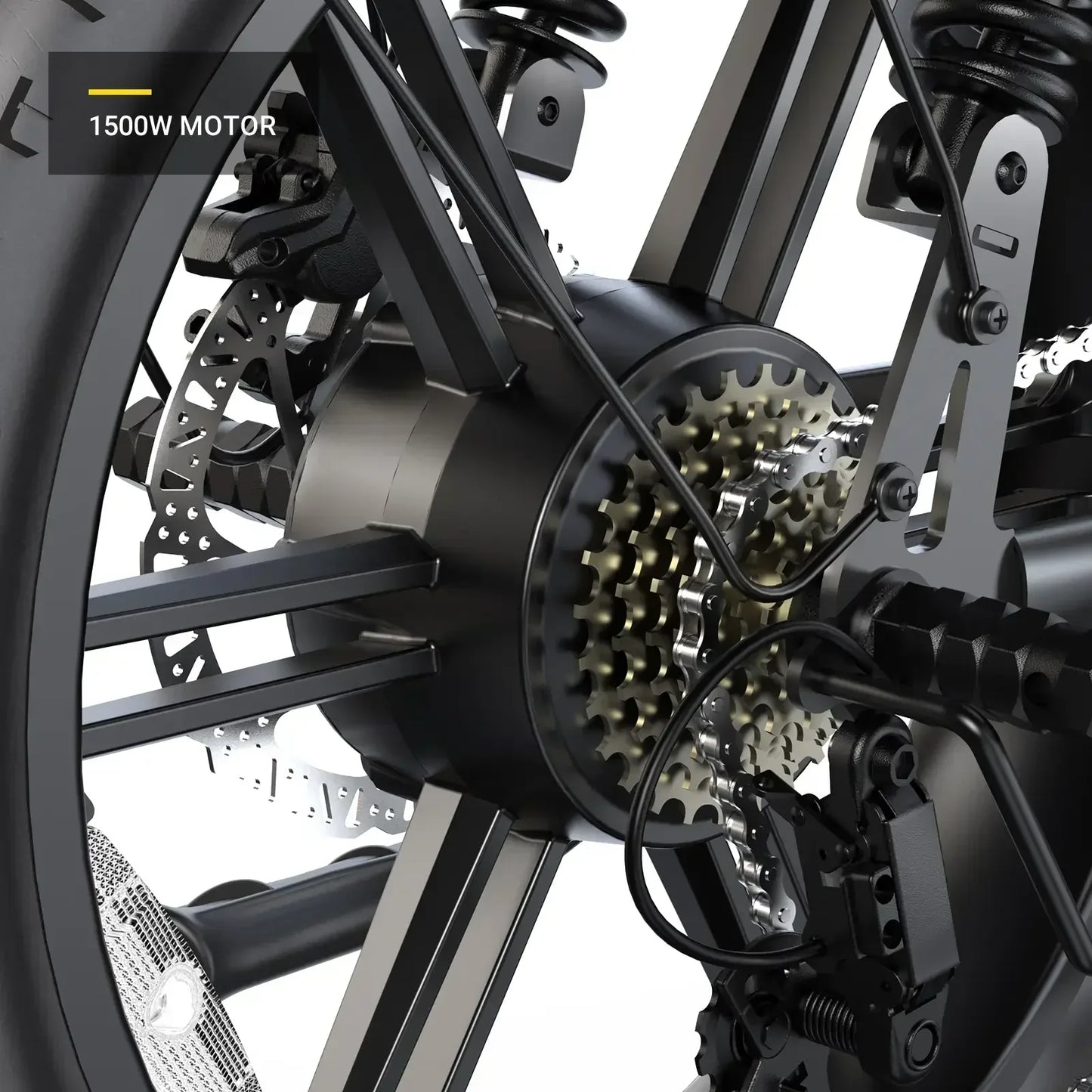 HOVSCO HovGtrs 1500W Moped-style Electric Bike