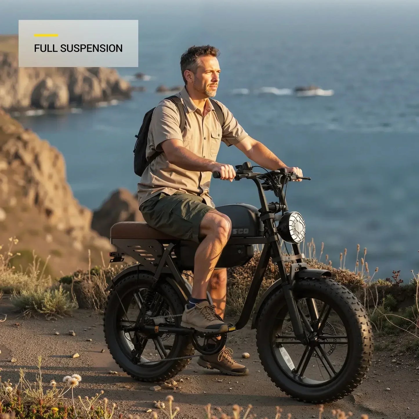 HOVSCO HovGtrs 1500W Moped-style Electric Bike