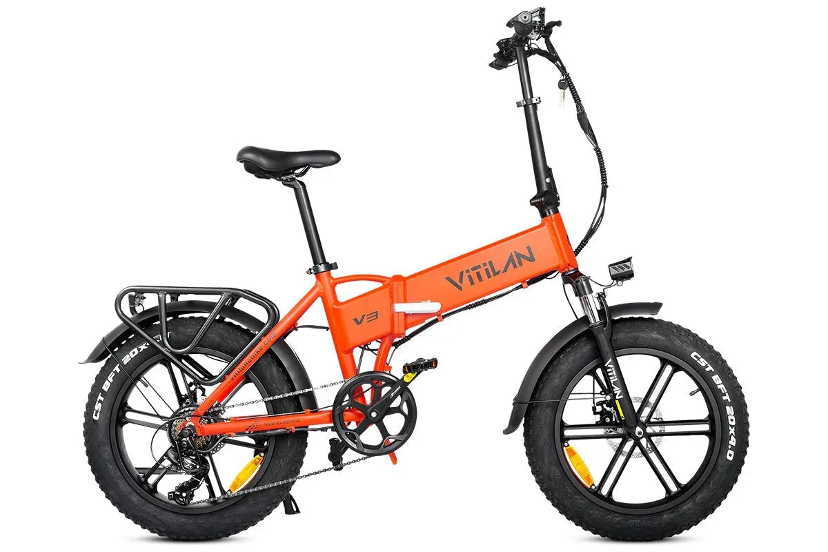 Vitilan V3 2.0 Folding Fat Tires Adult All Terrain Electric Bike