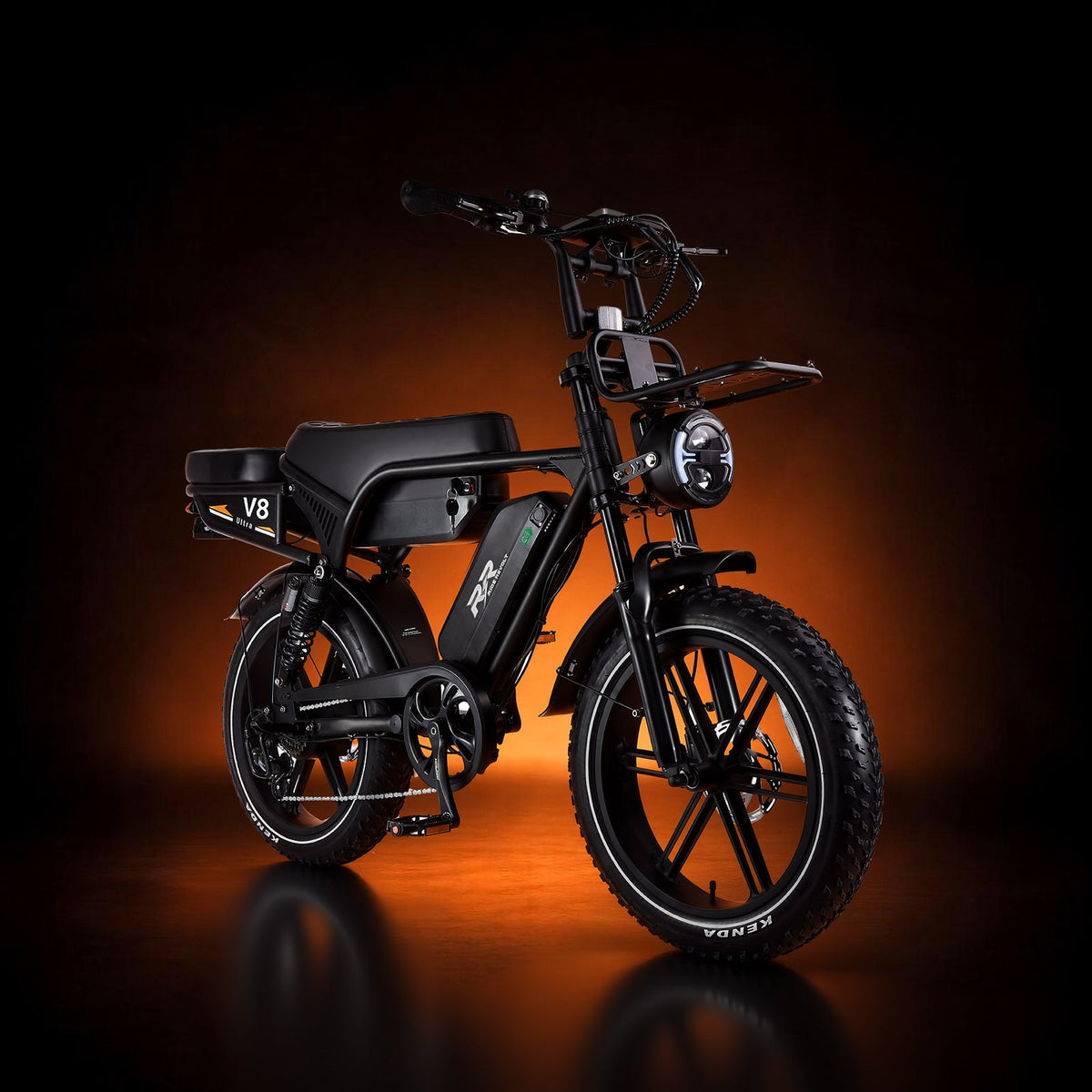 Ride Revolt V8 ULTRA dual-suspension electric bike in Matte Black - photo 2