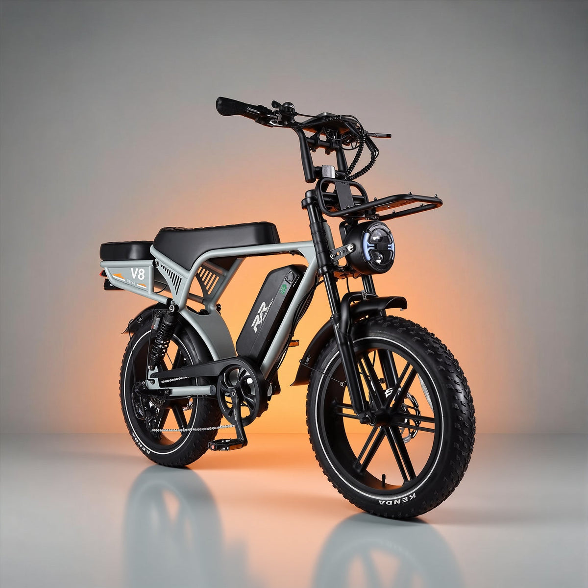 Ride Revolt V8 ULTRA dual-suspension electric bike in Light Grey - photo 14