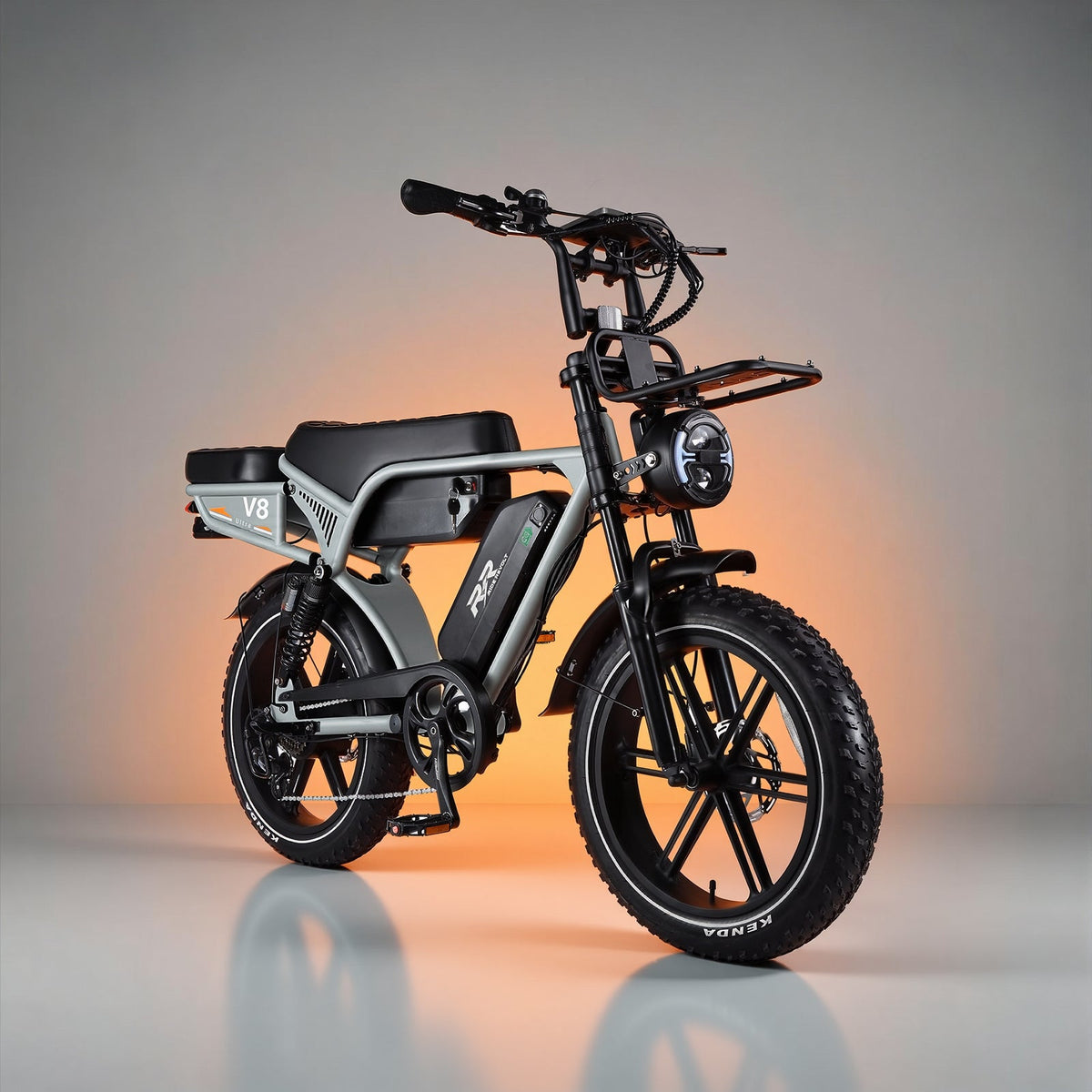 Ride Revolt V8 ULTRA dual-suspension electric bike in Light Grey - photo 6