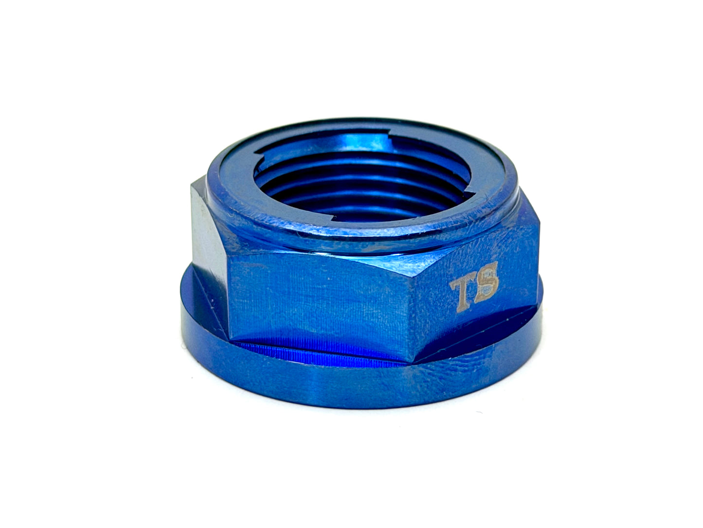 M20 Titanium Grade 5 6AL-4V DIN 6923 Locking Flange (31.5mm) Nut (Aerospace Grade)