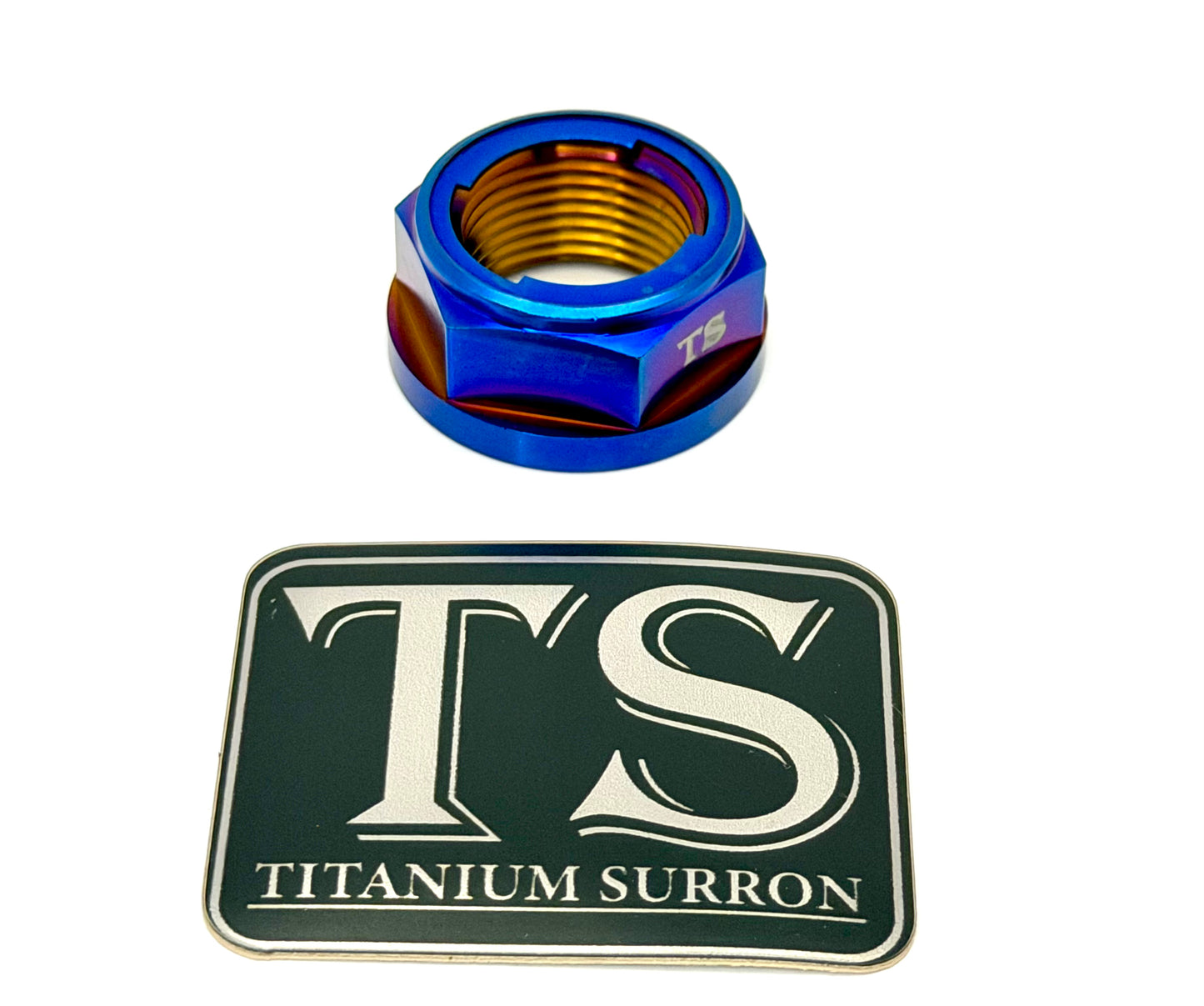 M20 Titanium Grade 5 6AL-4V DIN 6923 Locking Flange (31.5mm) Nut (Aerospace Grade)