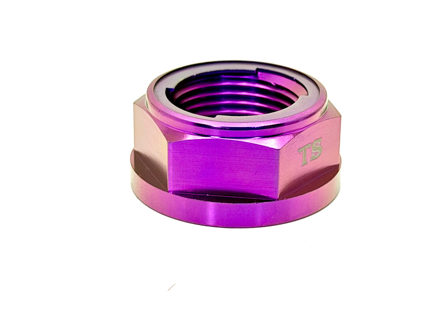 M20 Titanium Grade 5 6AL-4V DIN 6923 Locking Flange (31.5mm) Nut (Aerospace Grade)