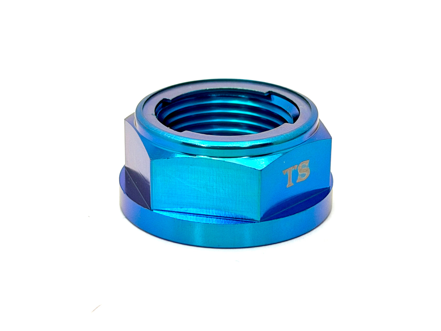 M20 Titanium Grade 5 6AL-4V DIN 6923 Locking Flange (31.5mm) Nut (Aerospace Grade)