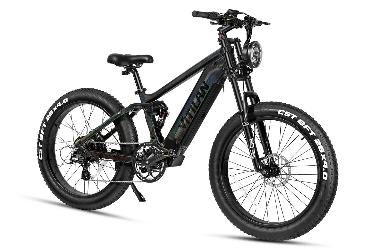 Vitilan T7PRO Full Suspension Mountain E-bike