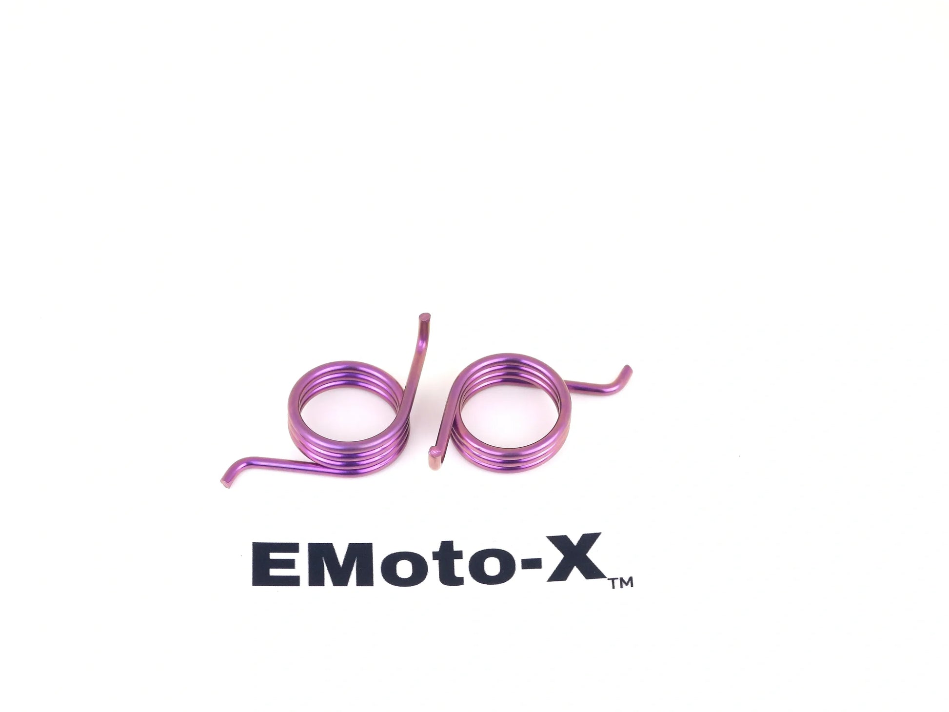 Titanium footpeg spring set for most light e-moto.