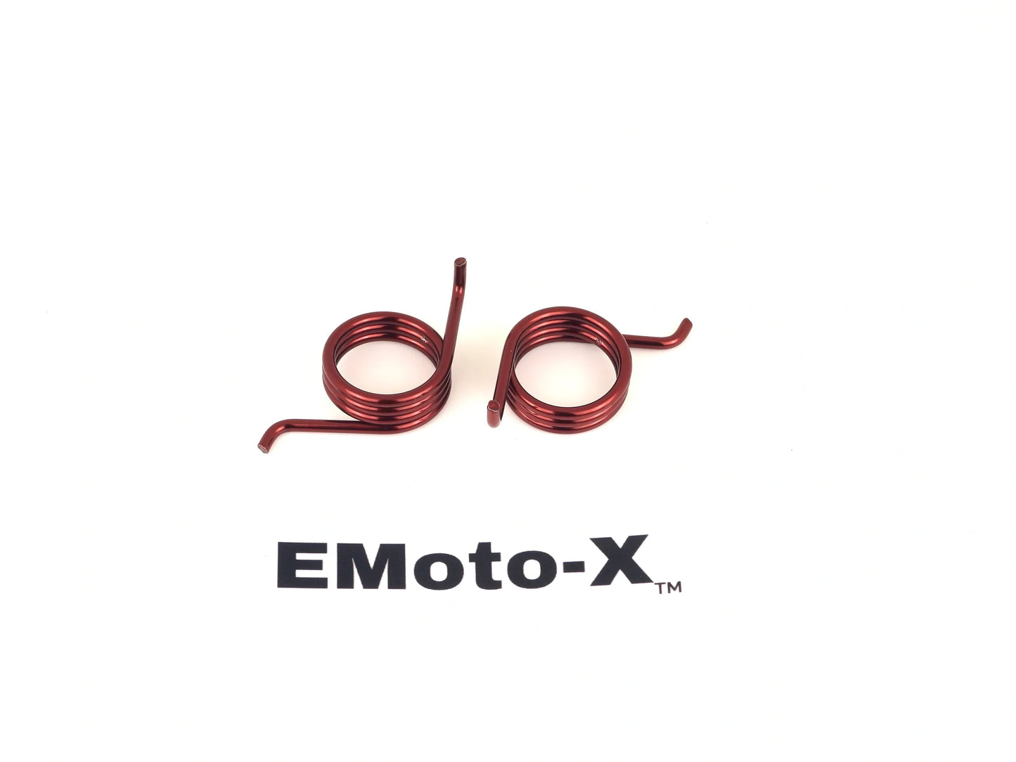 Titanium footpeg spring set for most light e-moto.