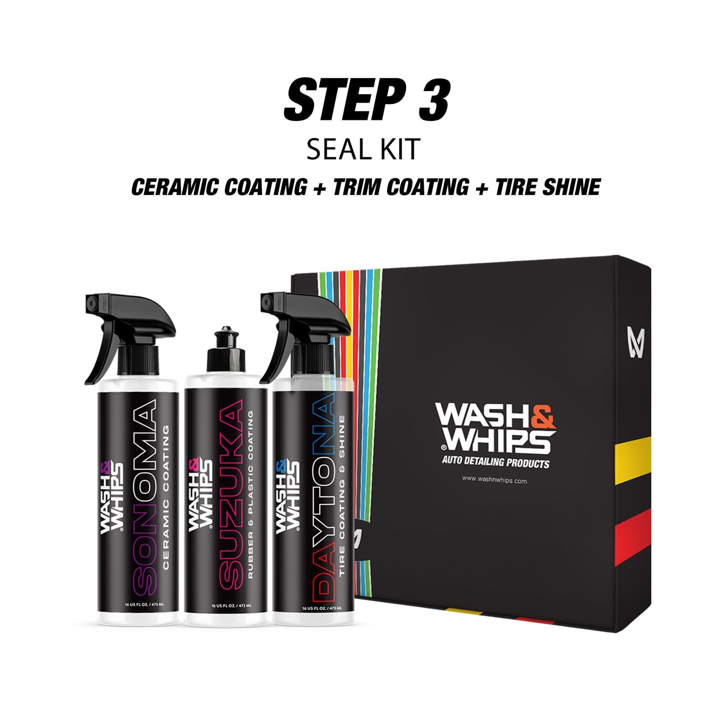 WASH&WHIPS SEAL - Exterior Seal & Shine Kit (Step 3)
