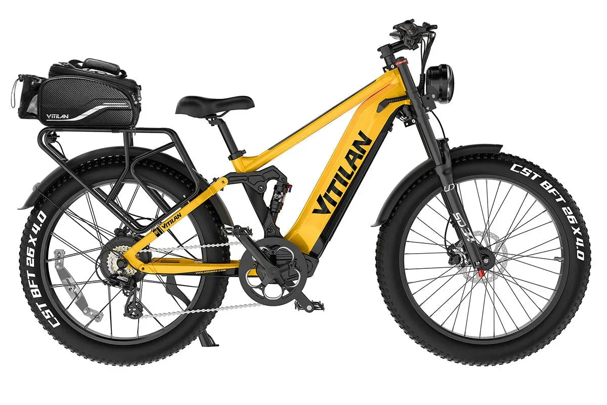 Vitilan T7PRO Full Suspension Mountain E-bike