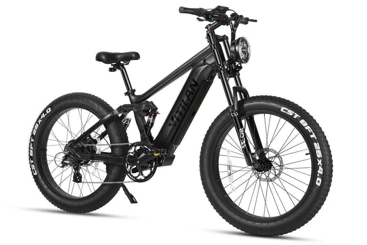 Vitilan T7PRO Full Suspension Mountain E-bike