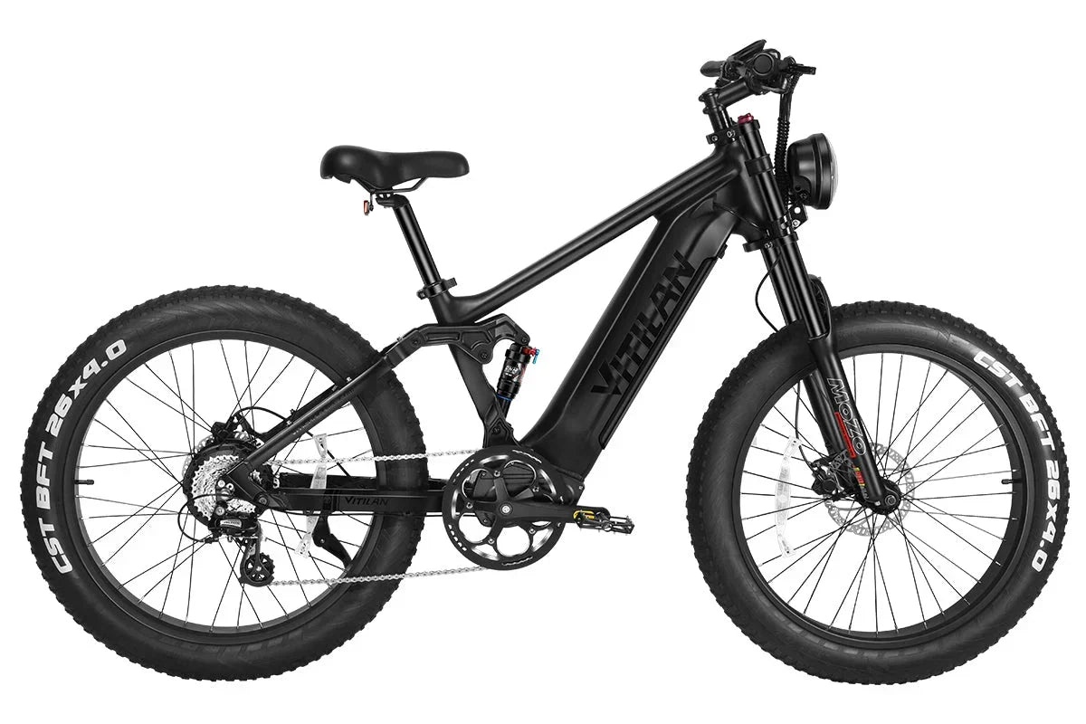 Vitilan T7PRO Full Suspension Mountain E-bike