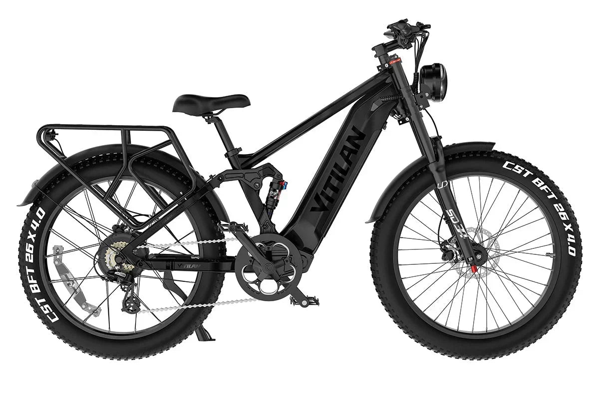 Vitilan T7PRO Full Suspension Mountain E-bike
