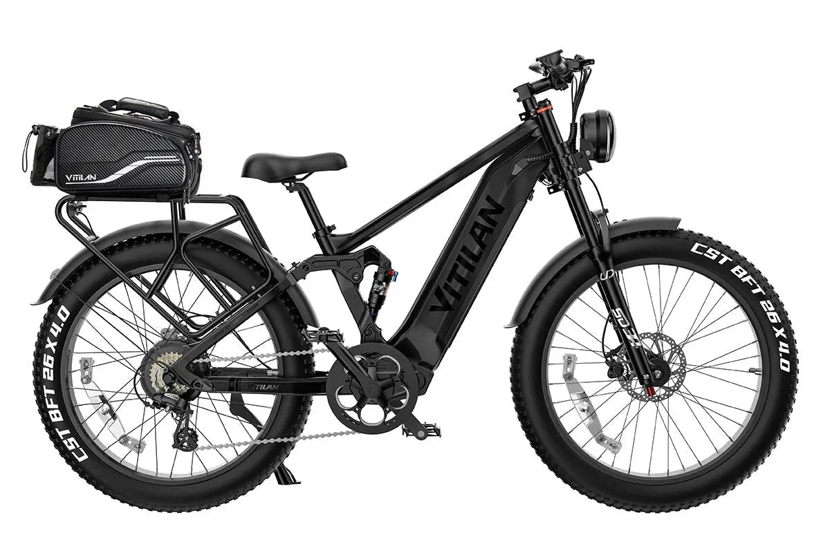 Vitilan T7PRO Full Suspension Mountain E-bike