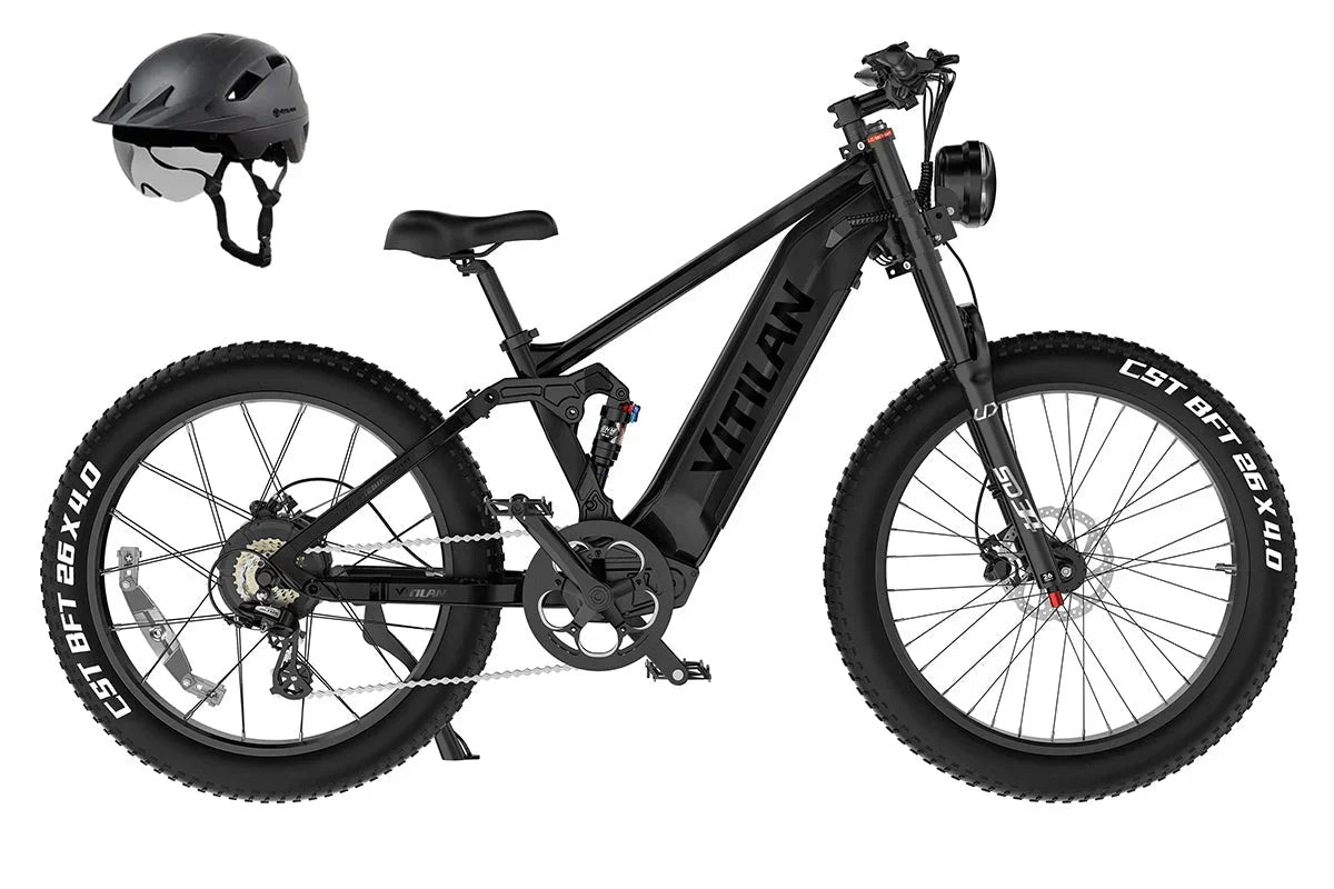 Vitilan T7PRO Full Suspension Mountain E-bike