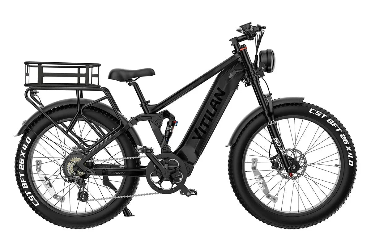 Vitilan T7PRO Full Suspension Mountain E-bike
