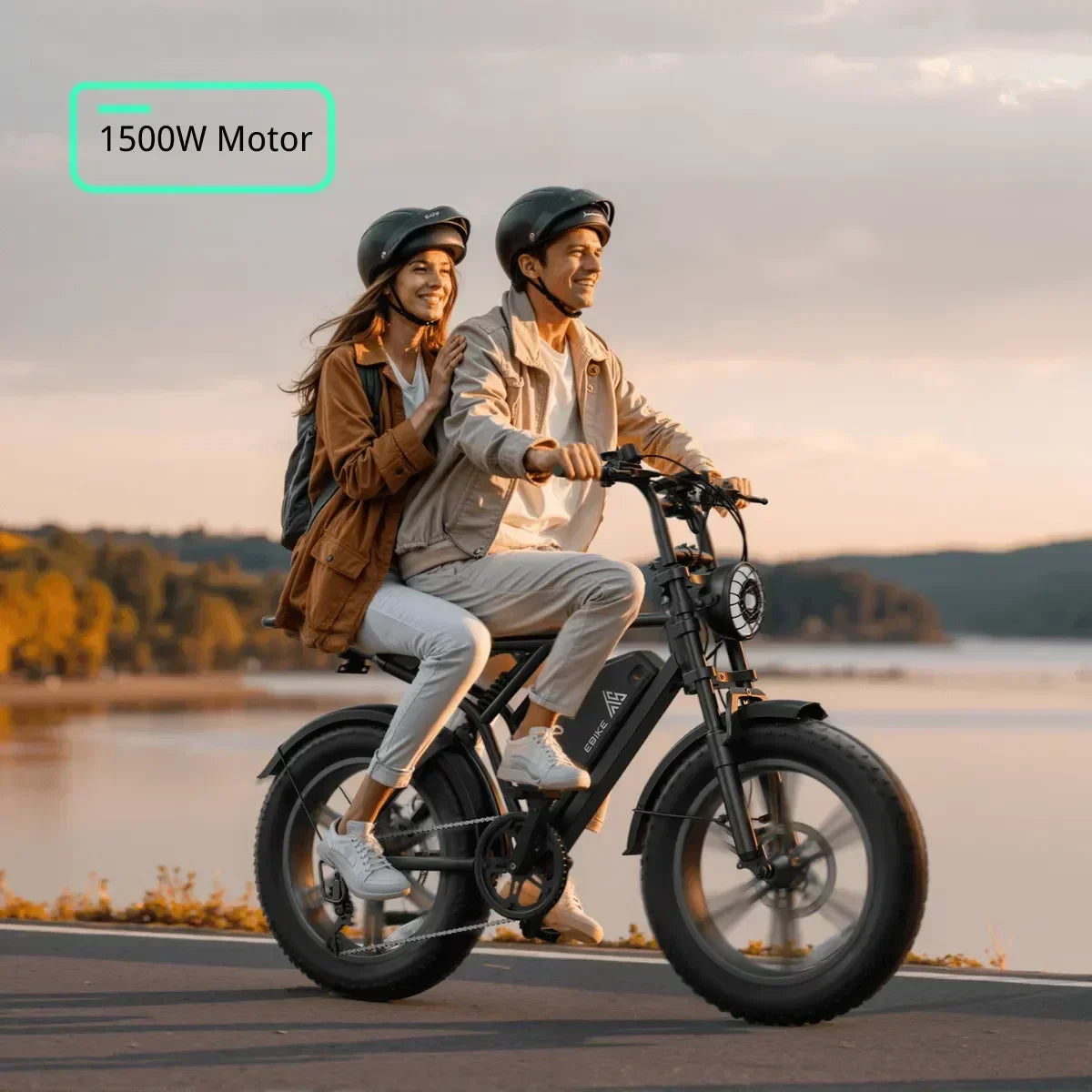 TST R002 20'' 1500W Full Suspension Moped-style Electric Bike