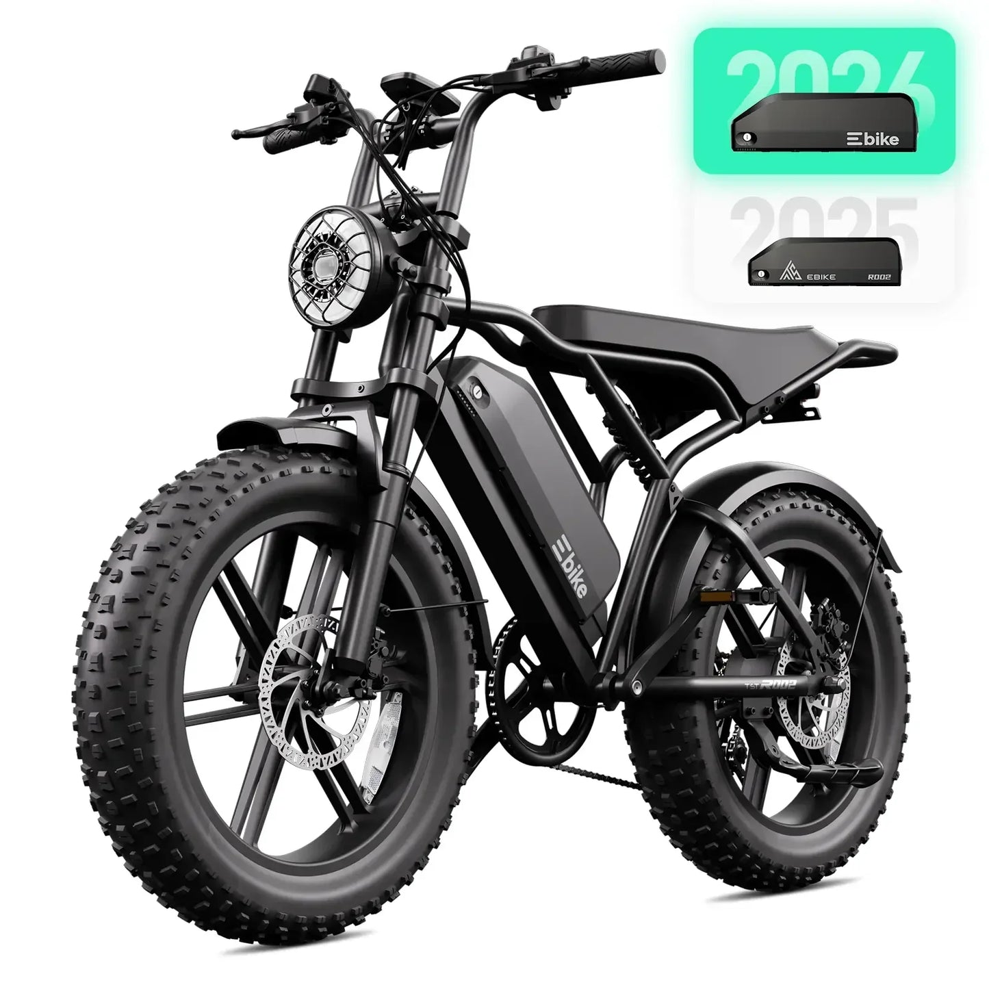 TST R002 20'' 1500W Full Suspension Moped-style Electric Bike