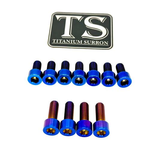 Titanium EXT Ferro Fork Bolt Kits | Titanium Surron