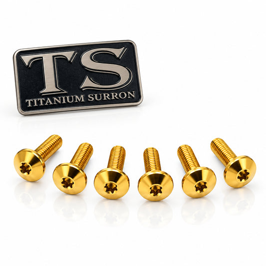 Titanium Front Rotor Bolts Altis Sigma and Boost Spacer Gold