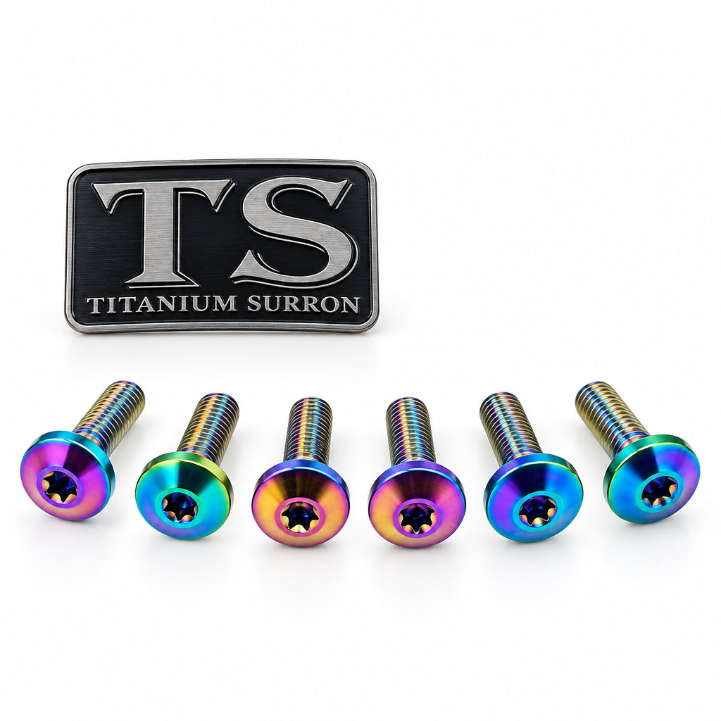 Titanium Front Rotor Bolts Altis Sigma and Boost Spacer Rainbow