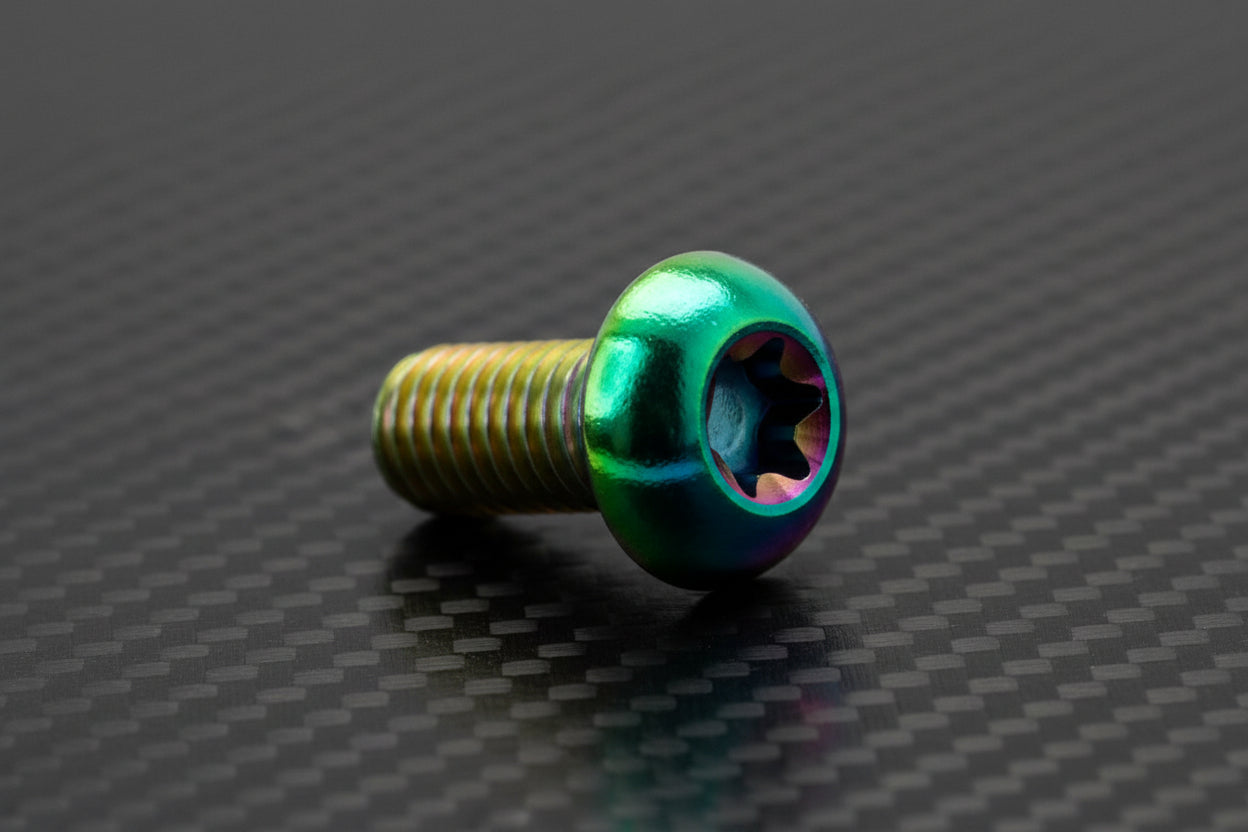 Titanium M5x.80x10mm Button Head Bolt (Aerospace Grade)